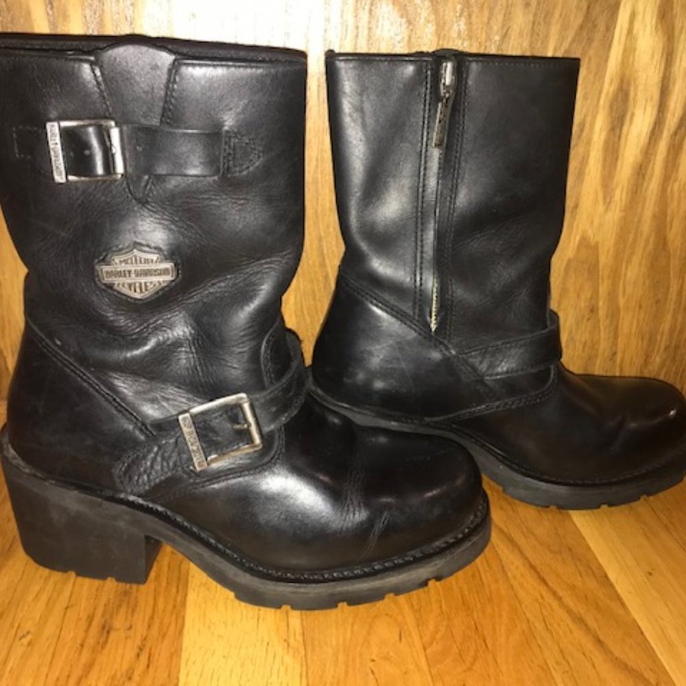 Harley Davidson Leather Boots